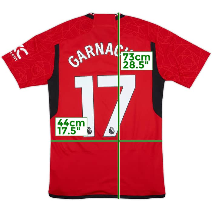 2023-24 Manchester United Home Shirt Garnacho #17 (S)