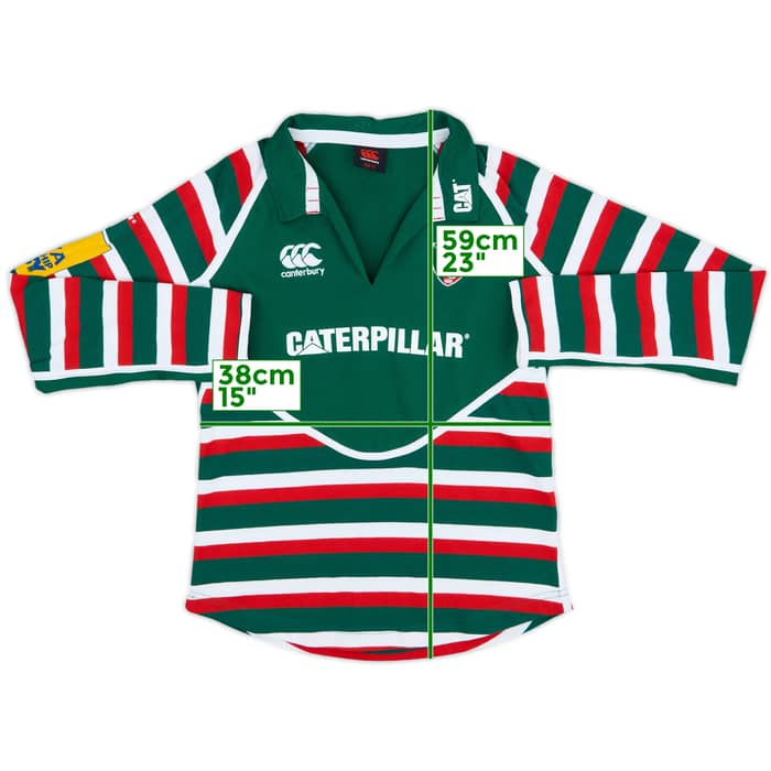 2012-13 Leicester Tigers Home Rugby Shirt - 8/10 - (Women's M)