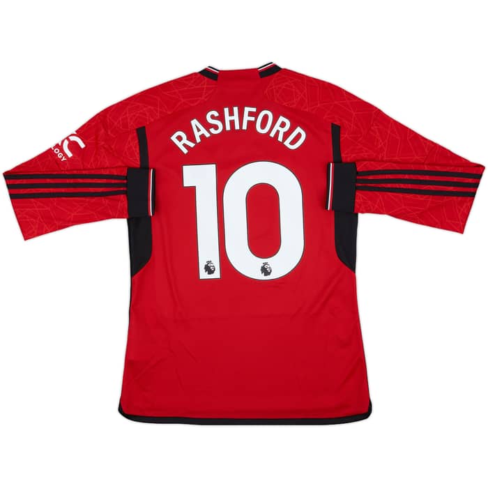 2023-24 Manchester United Home L/S Shirt Rashford #10 (M)