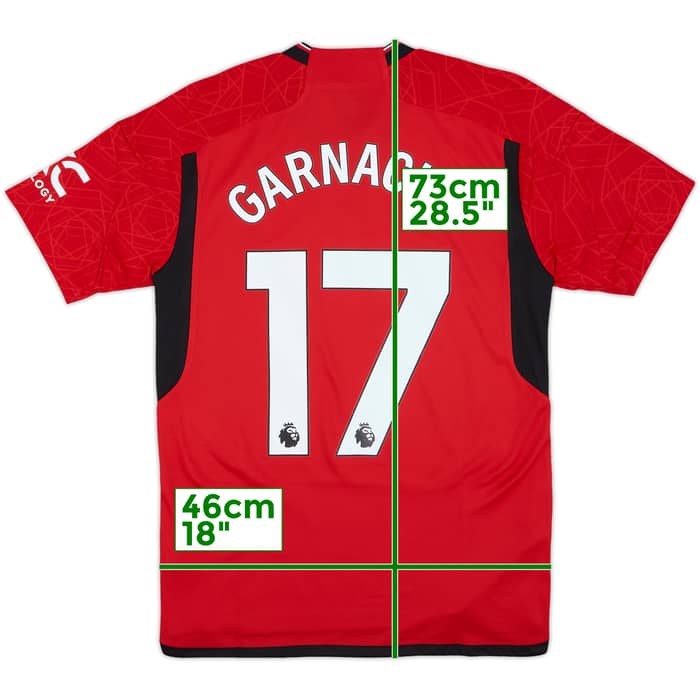 2023-24 Manchester United Home Shirt Garnacho #17 (S)