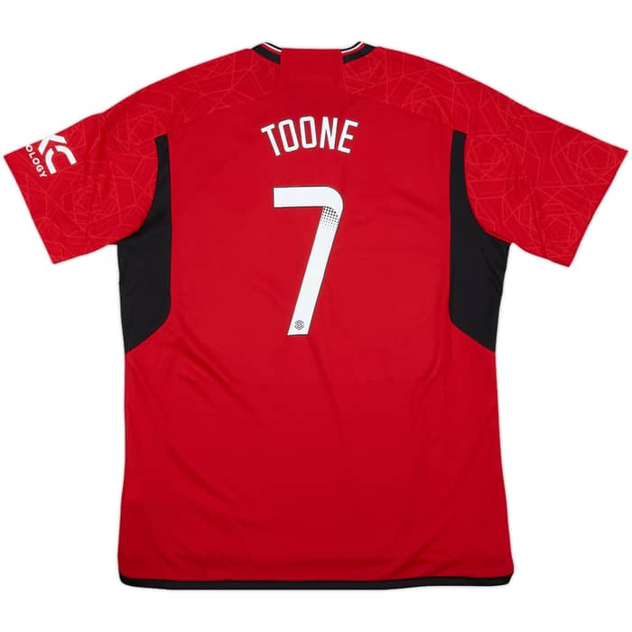 2023-24 Manchester United Home Shirt Toone #7 (XL)