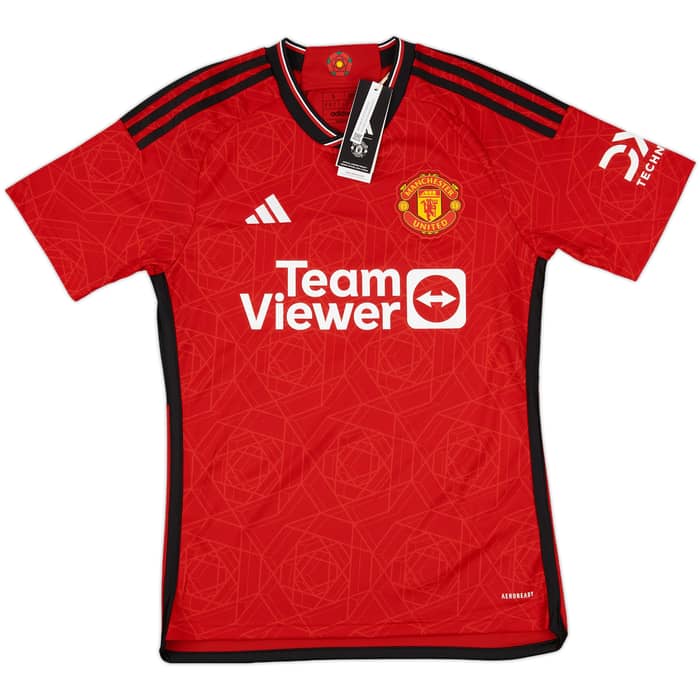 2023-24 Manchester United Home Shirt Shaw #23 (S)