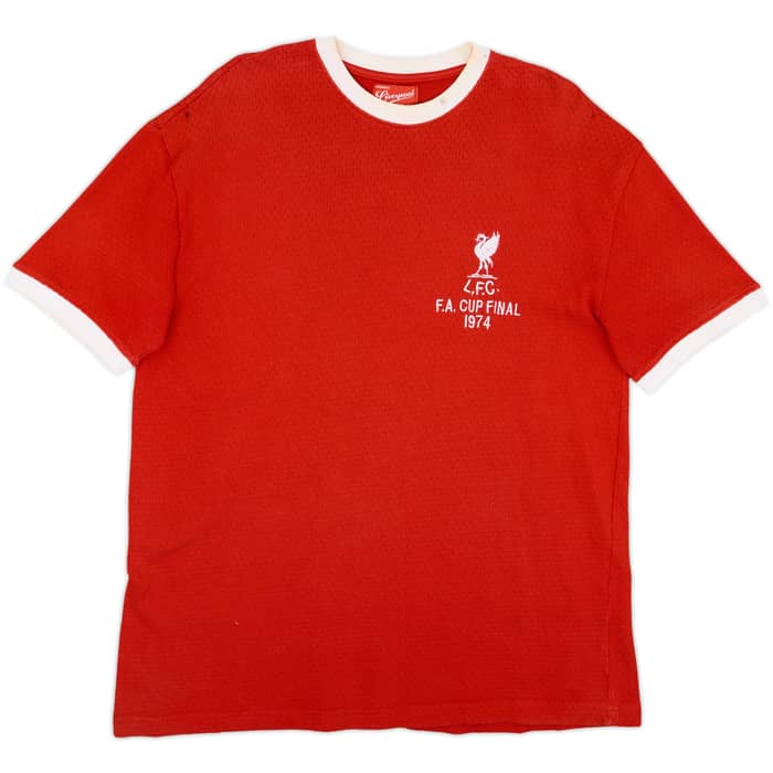 1974 Liverpool 'FA Cup Final' Retro Home Shirt - 6/10 - (L)
