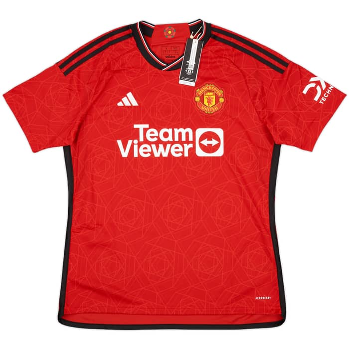 2023-24 Manchester United Home Shirt Garnacho #17 (L)