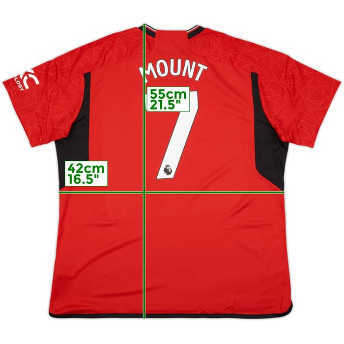 2023-24 Manchester United Home Shirt Mount #7 (XXL)