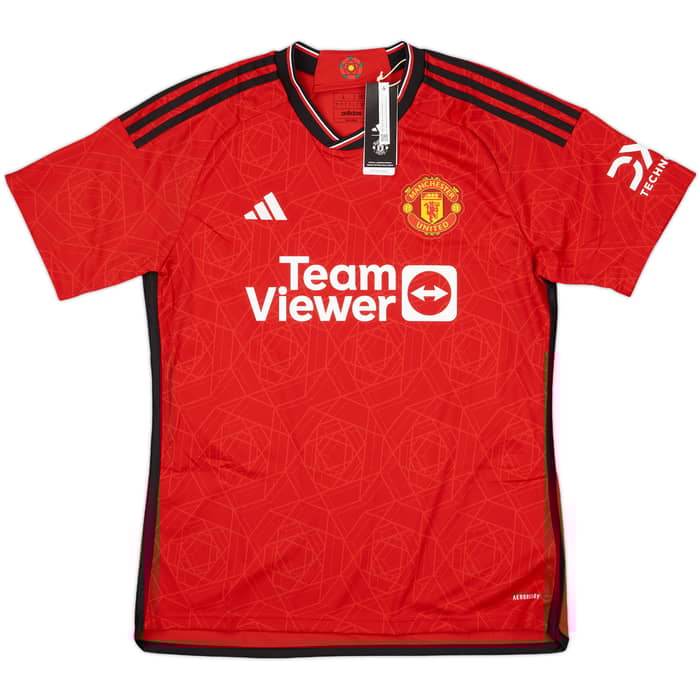2023-24 Manchester United Home Shirt Garnacho #17 (L)