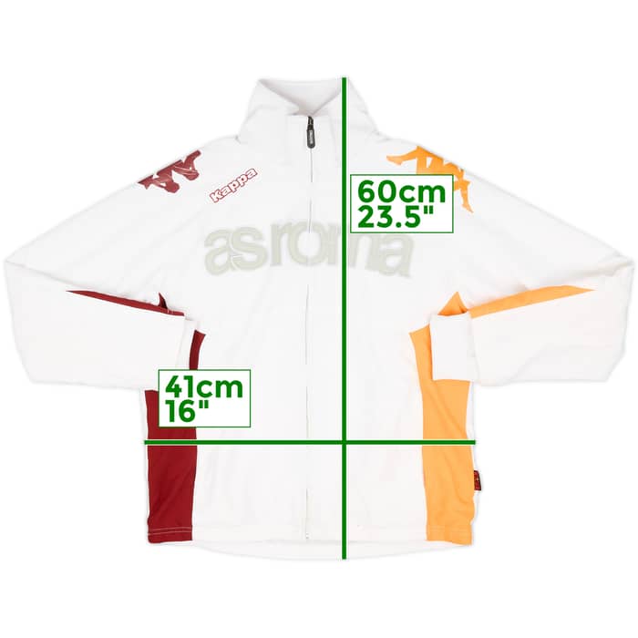 2008-09 Roma Kappa Track Jacket - 8/10 - (XL.Boys)