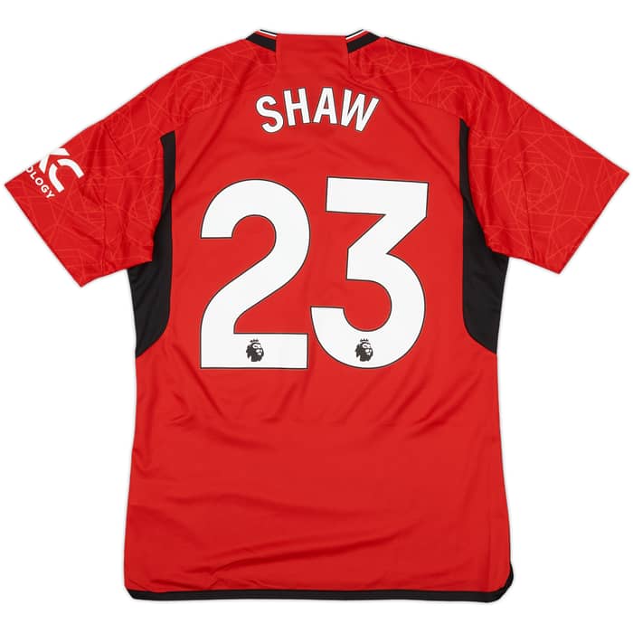 2023-24 Manchester United Home Shirt Shaw #23 (M)