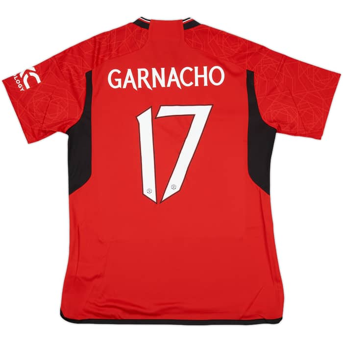 2023-24 Manchester United Home Shirt Garnacho #17 (L)