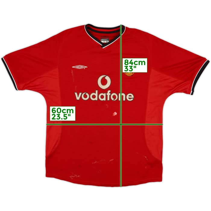 2000-02 Manchester United Home Shirt - 5/10 - (L)