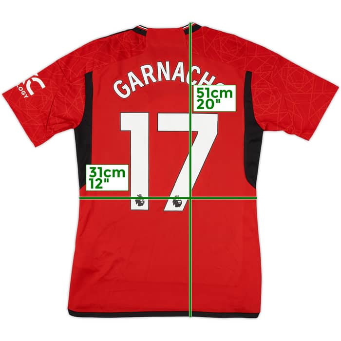 2023-24 Manchester United Home Shirt Garnacho #17 (S)