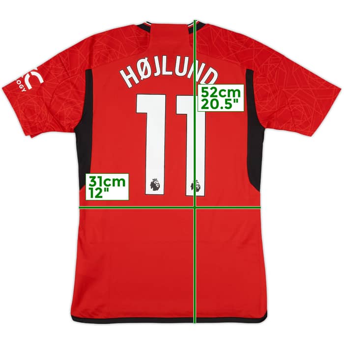 2023-24 Manchester United Home Shirt Højlund #11 (S)