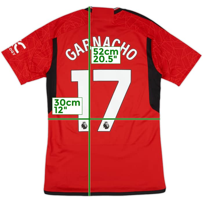 2023-24 Manchester United Home Shirt Garnacho #17 (S)