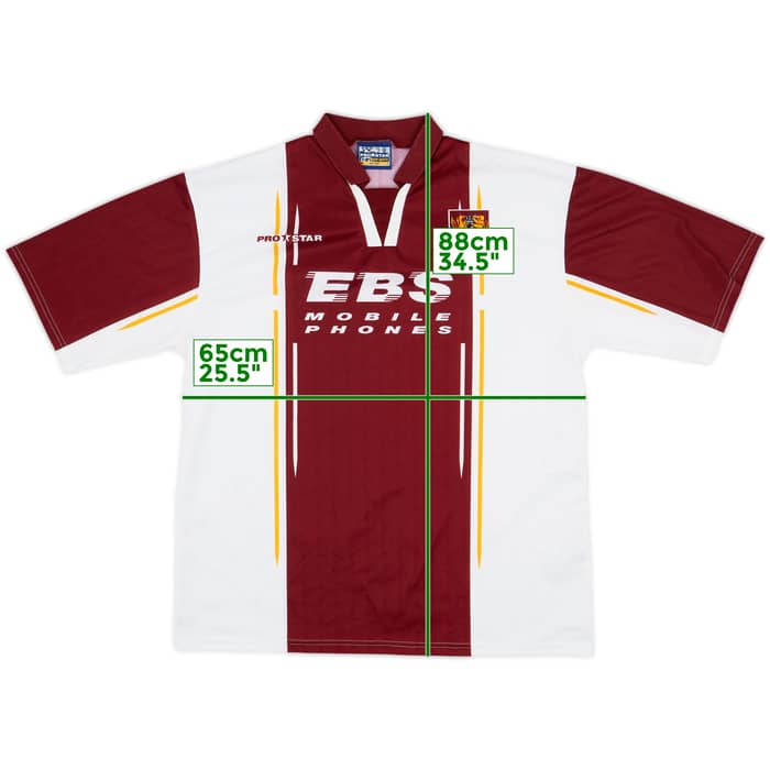 1997-98 Northampton Centenary Home Shirt - 9/10 - (XL)