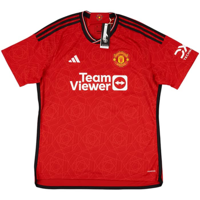 2023-24 Manchester United Home Shirt Martinez #6 (XL)