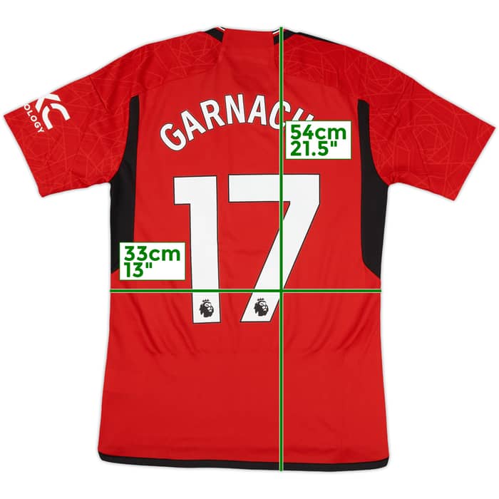 2023-24 Manchester United Home Shirt Garnacho #17 (S)