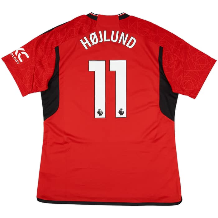 2023-24 Manchester United Home Shirt Højlund #11 (XL)