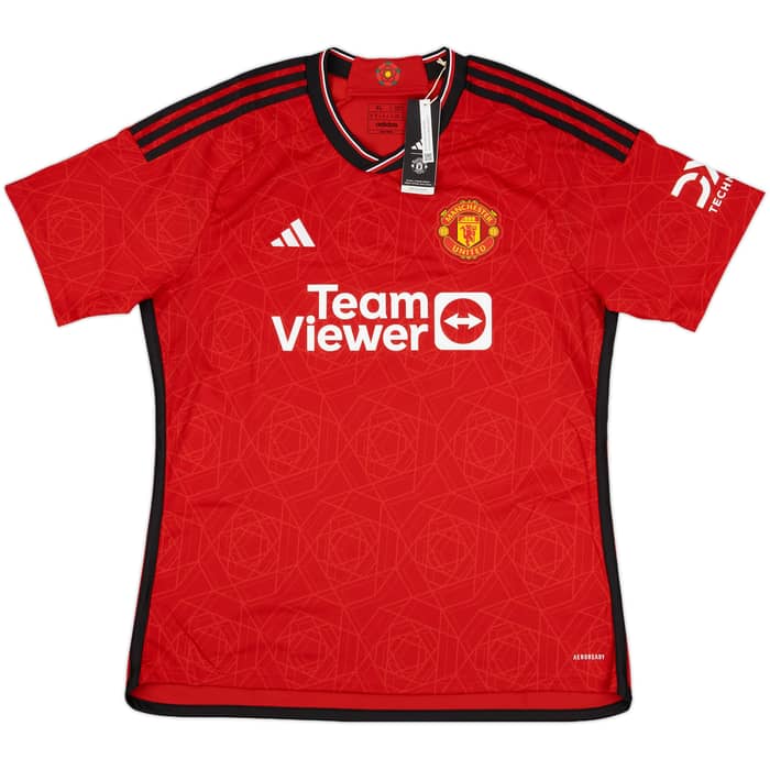 2023-24 Manchester United Home Shirt Højlund #11 (XL)