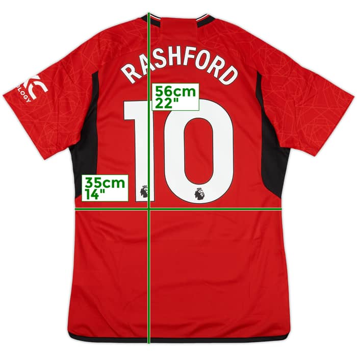 2023-24 Manchester United Home Shirt Rashford #10 (L)