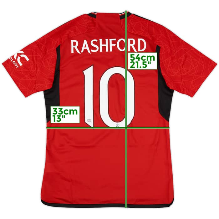 2023-24 Manchester United Home Shirt Rashford #10 (M)