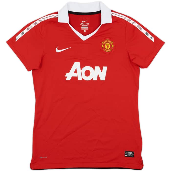 2010-11 Manchester United Home Shirt Andrea #7 - 9/10 - (Women's S)