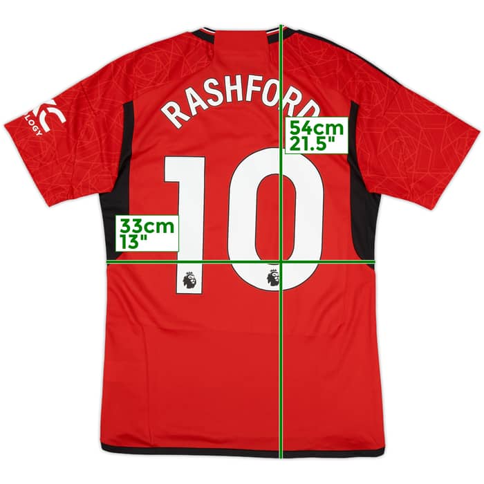 2023-24 Manchester United Home Shirt Rashford #10 (M)