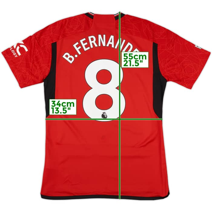 2023-24 Manchester United Home Shirt B. Fernandes #8 (M)