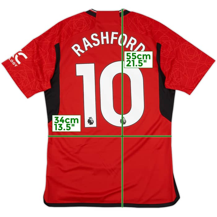 2023-24 Manchester United Home Shirt Rashford #10 (M)