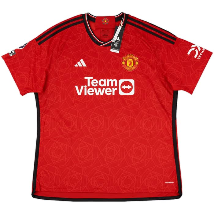 2023-24 Manchester United Home Shirt Højlund #11 (XXL)