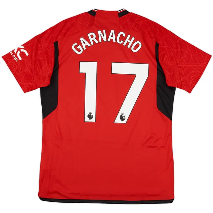 2023-24 Manchester United Home Shirt Garnacho #17 (L)