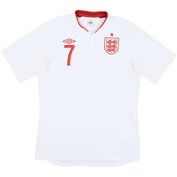 2012-13 England Home Shirt Walcott #7 - 8/10 - (M)