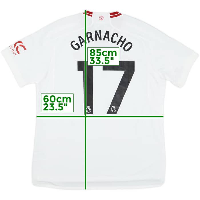 2023-24 Manchester United Third Shirt Garnacho #17 (XL)