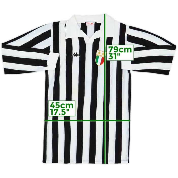 1988-89 Juventus 'Toyota Cup' Home L/S Shirt #10 - 8/10 - (M)
