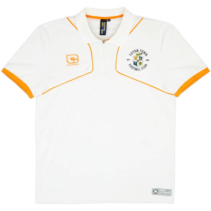 2010-11 Luton Cabrini 1/4 Zip Polo Shirt - 7/10 - (S)