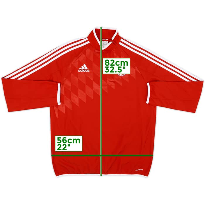 2013-14 Bayern Munich adidas 1/4 Zip Drill Top - 10/10 - (M/L)