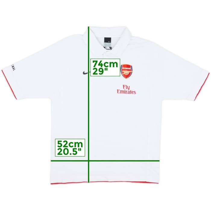 2006-07 Arsenal Nike Polo Shirt - 9/10 - (L)