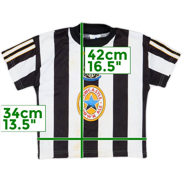 1997-99 Newcastle Home Shirt - 4/10 - (4-5 Years)