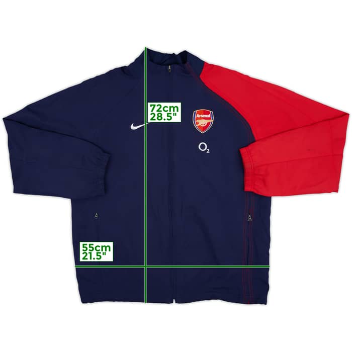 2004-05 Arsenal Nike Track Jacket - 8/10 - (L)