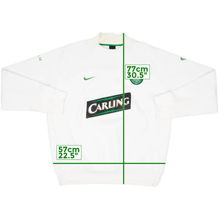 2005-06 Celtic Nike Sweat Top - 6/10 - (XL)
