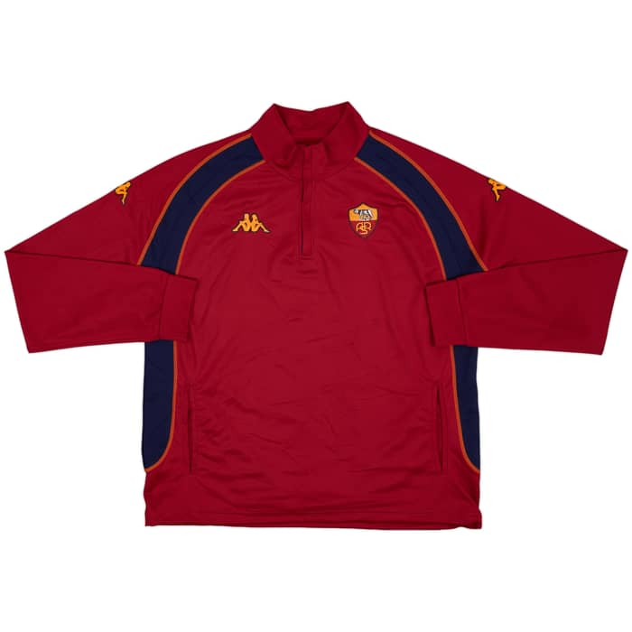 2002-03 Roma Kappa 1/4 Zip Drill Top - 8/10 - (XXL)
