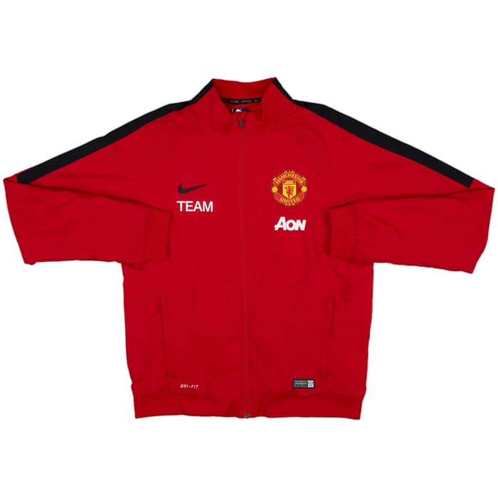 2014-15 Manchester United Nike Staff Issue Track Jacket Team - 9/10 - (M)