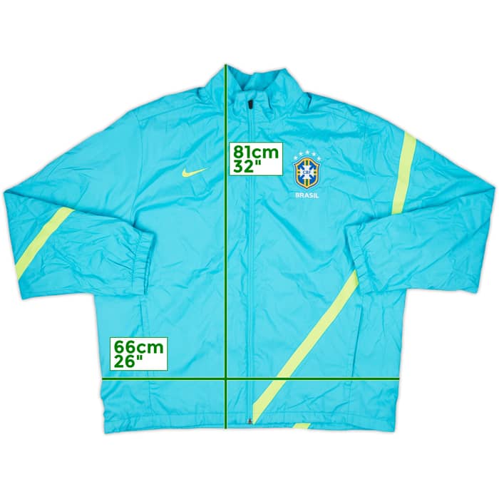 2012-13 Brazil Nike Track Jacket - 8/10 - (XXL)