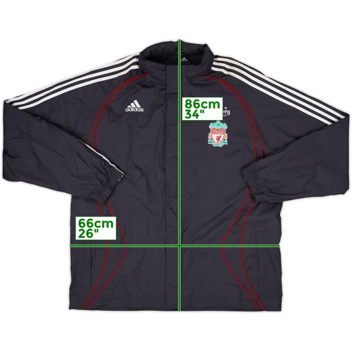 2006-07 Liverpool adidas Hooded Rain Jacket - 6/10 - (XL)