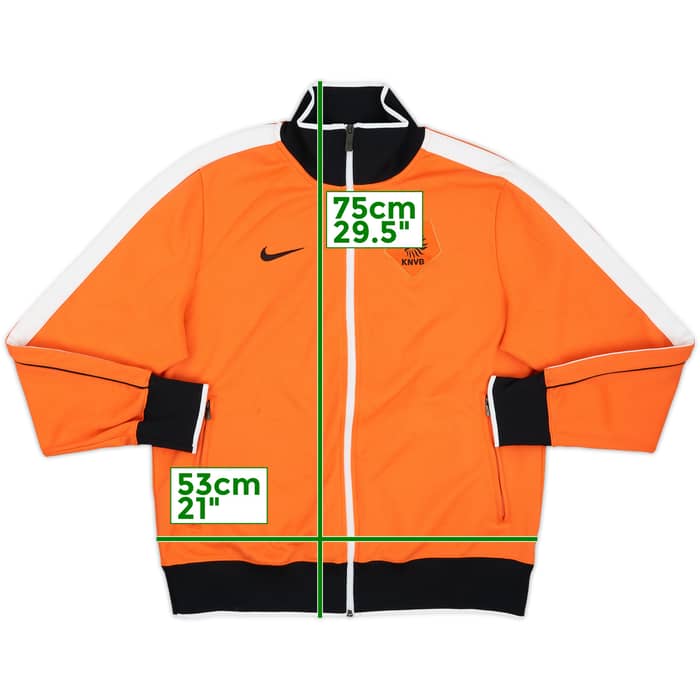 2010-11 Netherlands Nike N98 Track Jacket - 8/10 - (L)