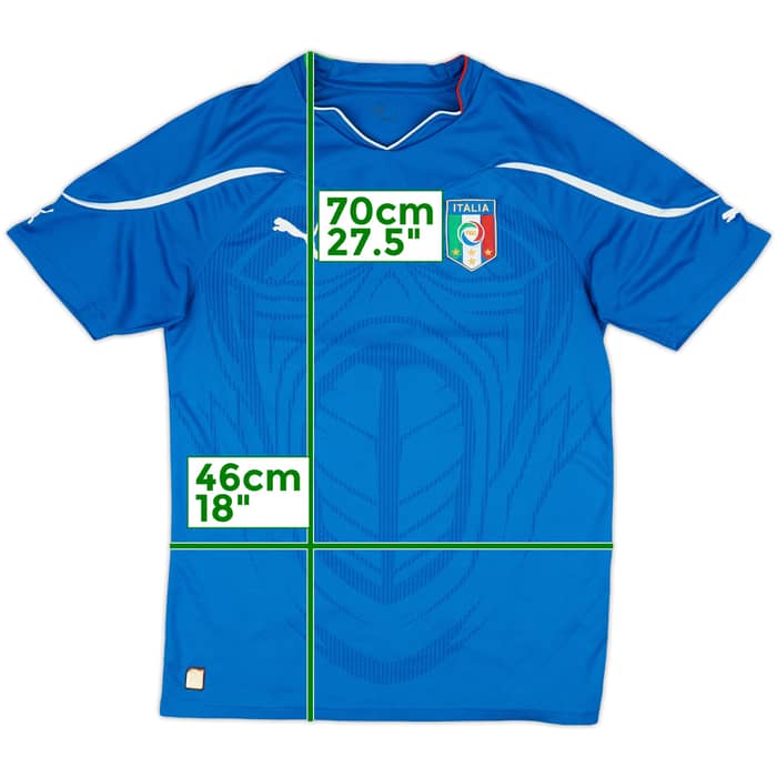 2010-12 Italy Home Shirt - 6/10 - (S)