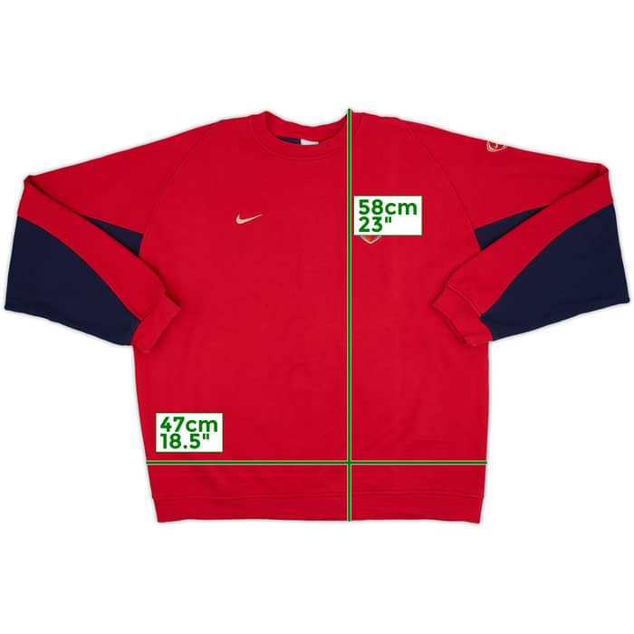 2003-04 Arsenal Nike Sweat Top - 9/10 - (XXL)