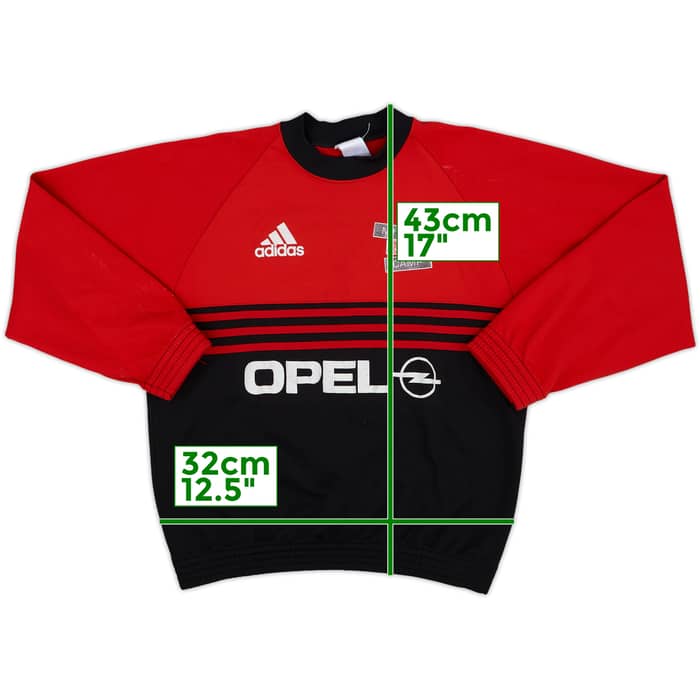 1998-99 AC Milan Junior Camp adidas Sweat Top - 5/10 - (XL.Boys)
