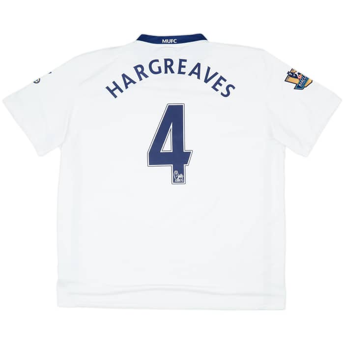 2008-10 Manchester United Away Shirt Hargreaves #4 - 7/10 - (XXL)