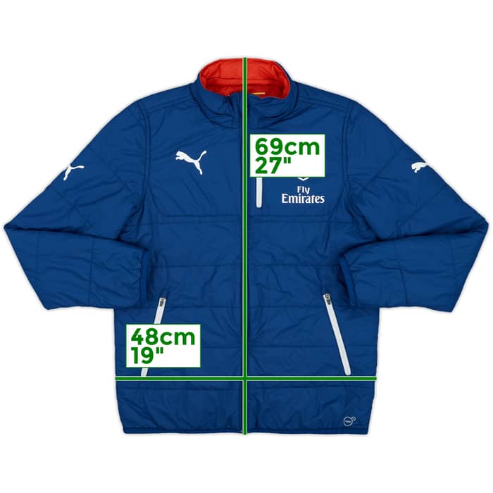 2014-15 Arsenal Puma Padded Coat - 9/10 - (XL.Boys)
