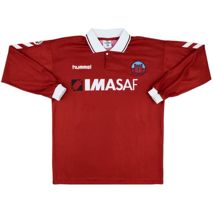 2000-01 Cittadella Match Issue Home L/S Shirt Piovanelli #28